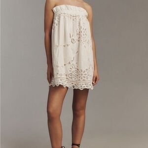 Maeve Strapless Lace Mini Dress - New with Tags